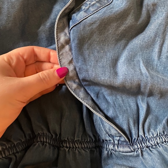 NWT BB Dakota Into the Indigo chambray wrap dress - Picture 13 of 13